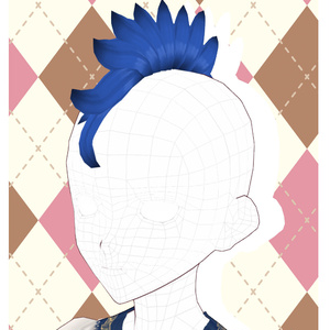 Vroid Mohawk Hair Preset