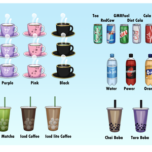 Drinks: Free Vtuber Streaming Room Assets