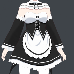 Rem's Maid Dress for Vroid Models