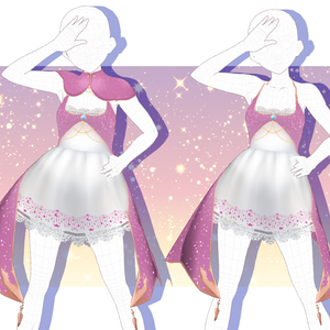 Pink Magical Girl Vroid Outfit