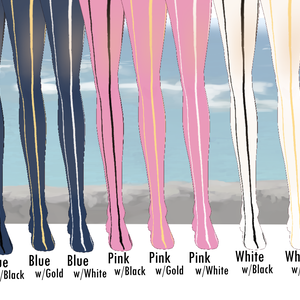 Stripped Stocking Nylon Tights Lolita Vroid Textures