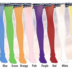 Solid color Stocking Nylon Tights set Vroid Textures