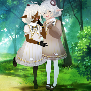 Ram Lamb Vroid Models for Vtubing or VRchat
