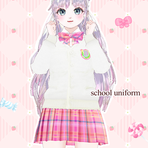 【Vroid用テクスチャ】　JK制服　高校制服