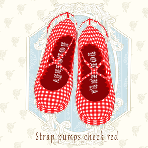 【Vroid用テクスチャ】ギンガムチェックのパンプス　gingham check pumps