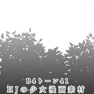 【JPG画像/単品売り】B4トーン41【グレスケ素材】