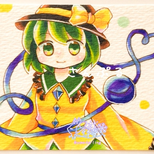 手描きイラスト オリジナル ◇ 手描きイラスト 軟らかく ◇ セーラー服 女の子