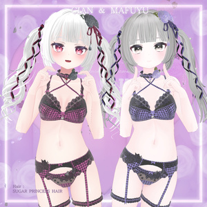 44アバター対応 懐古薔薇 Nostalgic Rose Lingerie (薔薇の開花アニメーション付) #MURASAKIYA 缩略图 42