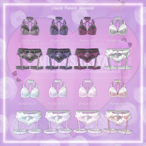 44アバター対応 懐古薔薇 Nostalgic Rose Lingerie (薔薇の開花アニメーション付) #MURASAKIYA 缩略图 4