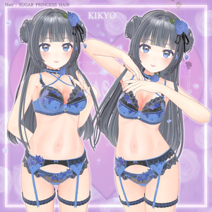 44アバター対応 懐古薔薇 Nostalgic Rose Lingerie (薔薇の開花アニメーション付) #MURASAKIYA 缩略图 24