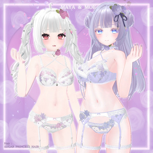 44アバター対応 懐古薔薇 Nostalgic Rose Lingerie (薔薇の開花アニメーション付) #MURASAKIYA 缩略图 35