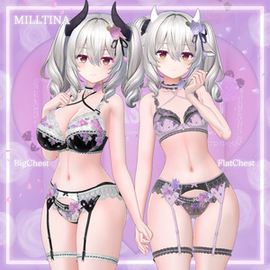 44アバター対応 懐古薔薇 Nostalgic Rose Lingerie (薔薇の開花アニメーション付) #MURASAKIYA 缩略图 16