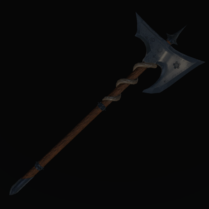 Nordic Serpent Axe