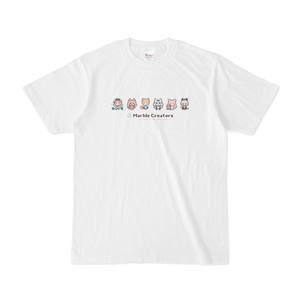 MarbleCreators ドット絵Tシャツ (White)