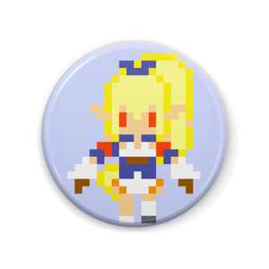 【非公式】不知火フレア ドット絵缶バッジ【ホロライブ】
