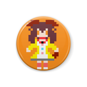 【非公式】戌神ころね ドット絵缶バッジ【ホロライブ】