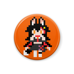 【非公式】大神ミオ ドット絵缶バッジ【ホロライブ】