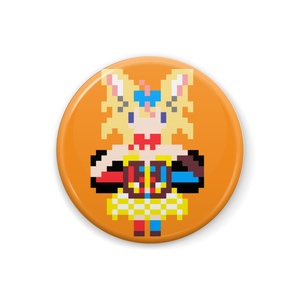 【非公式】尾丸ポルカ ドット絵缶バッジ【ホロライブ】