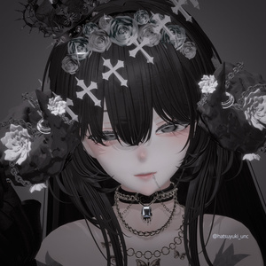 漆黒の魔角 & Dark Horn😈【3Dモデル For VRChat】ver_1.03 缩略图 13