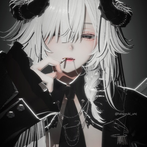 漆黒の魔角 & Dark Horn😈【3Dモデル For VRChat】ver_1.03 缩略图 19