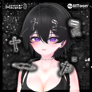 【14アバター対応🔥】✦黑暗風のアクセサリー & Dark style accessories✦ 缩略图 3