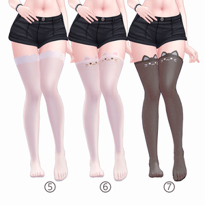 「愛莉 Airi 専用」ストッキングですStockings (7種)v1.01 缩略图 4