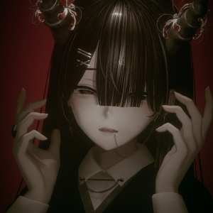 彼岸花魔角 & Lycorisradiata horn😈【3Dモデル For VRChat】 缩略图 6