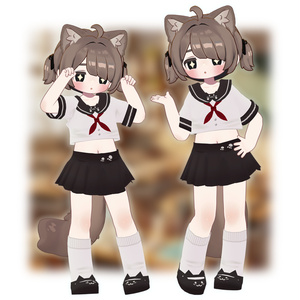 Neno Sailor suit 『🐱🐶対応衣装』v1.01 缩略图 2
