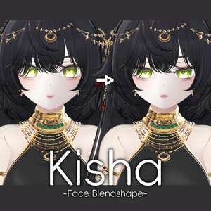 【キシャ Kisha 専用】MAKEUP  & Face Blendshape 缩略图 6