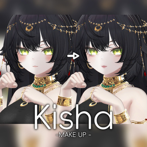 【キシャ Kisha 専用】MAKEUP  & Face Blendshape 缩略图 4