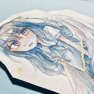 天使さん 創作 水彩原画 過去作品