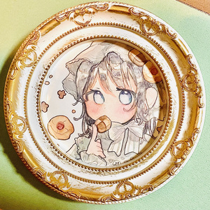 【創作】クッキーの子 額装原画