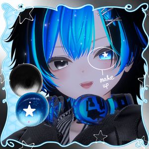 「真央」-mao- :  Eye set Star/ Nohope and Make up face