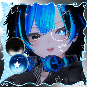 「真央」-mao- :  Eye set Star/ Nohope and Make up face