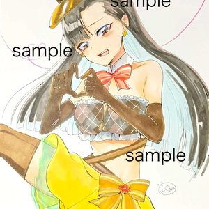 同人手描きイラスト/A4/ガールズ&パンツァ...