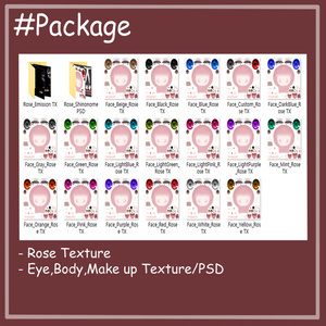 [Free/無料] Shinonome_Rose Texture Set 缩略图 6