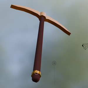 Simple Pickaxe / Low Poly / Optimized