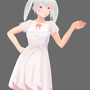 [Vroid用]Mini Wedding Dress