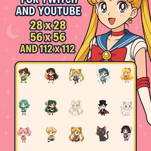 20 Sailor Moon Emotes