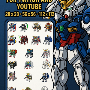 20 Gundam Wing Emotes