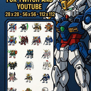 20 Gundam Wing Emotes