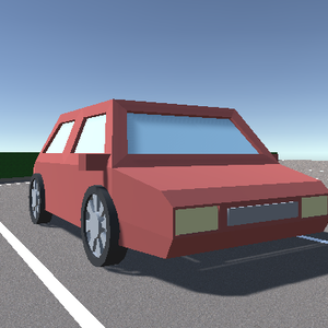 FBX_ローポリカーモデル