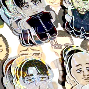 和山やま『女の園の星』クリアファイル＋ステッカーセット（複製原画