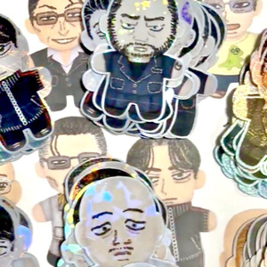 和山やま『女の園の星』クリアファイル＋ステッカーセット（複製原画