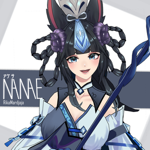 Nanae Akesha [オリジナル3Dモデル]