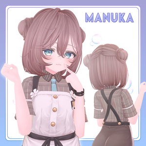 【VRC Hair】⟡Fluffy hair⟡【3Dヘアモデル】 缩略图 2