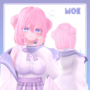 【VRC Hair】⟡Fluffy hair⟡【3Dヘアモデル】 缩略图 3