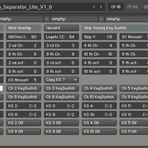 [無料] WP MIDI Ch Separator Lite [Kontakt MIDI Tool]
