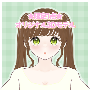 ★限定1点★オリジナル3Ｄモデル【VRM】販売終了