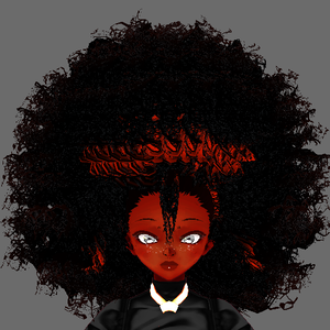 Medium Curly Afro (VRoid Hair Preset Beta and Stable)